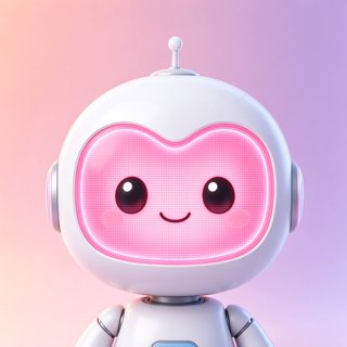 专属定制机器人人设的3D卡通头像